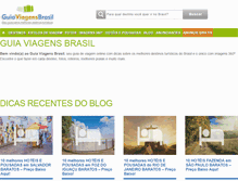 Tablet Screenshot of guiaviagensbrasil.com